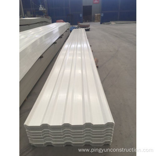 weather resistance hollow roof sheet for constructions